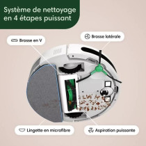 iRobot Roomba Combo Essential - Robot Aspirateur et Laveur Connecté -