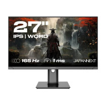 Écran Gaming - JAPANNEXT - 27 WQHD - 165Hz - DP 1.4 - HDMI 2.0 - Pied