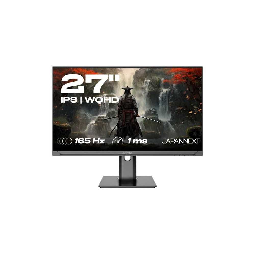 Écran Gaming - JAPANNEXT - 27 WQHD - 165Hz - DP 1.4 - HDMI 2.0 - Pied