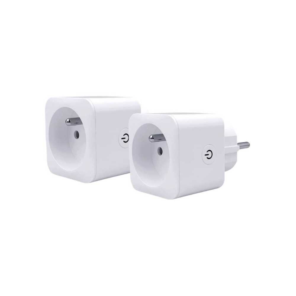 Lot de 2 prises connectées Wi-Fi + BT - KONYKS - Priska FR Dual Pack