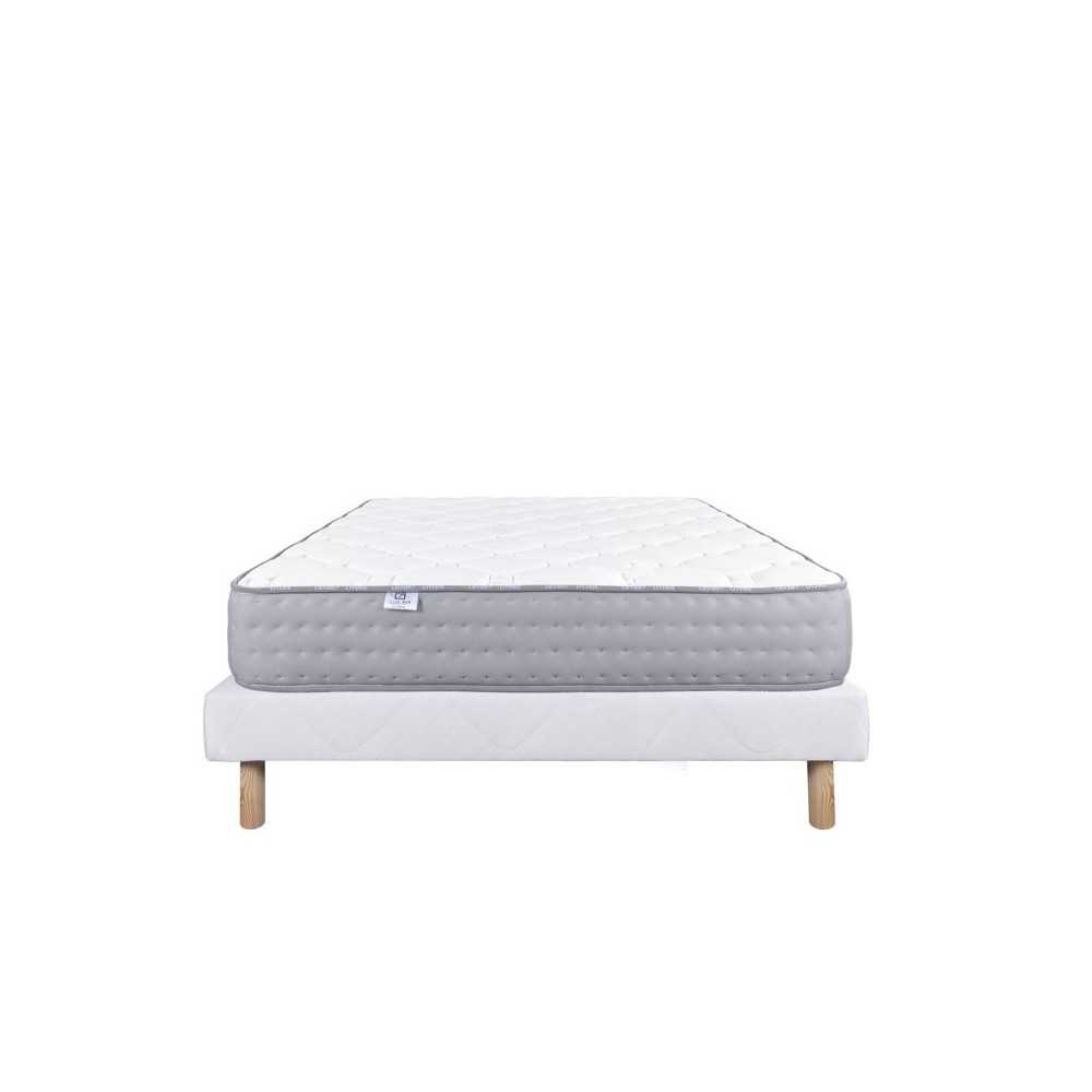 LUXURY LITERIE - Ensemble matelas + sommier - ZEN - 140 x 190 cm - Tap