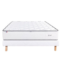 LUXURY LITERIE - Ensemble matelas + sommier - IRIS - 160 x 200 cm - Ta