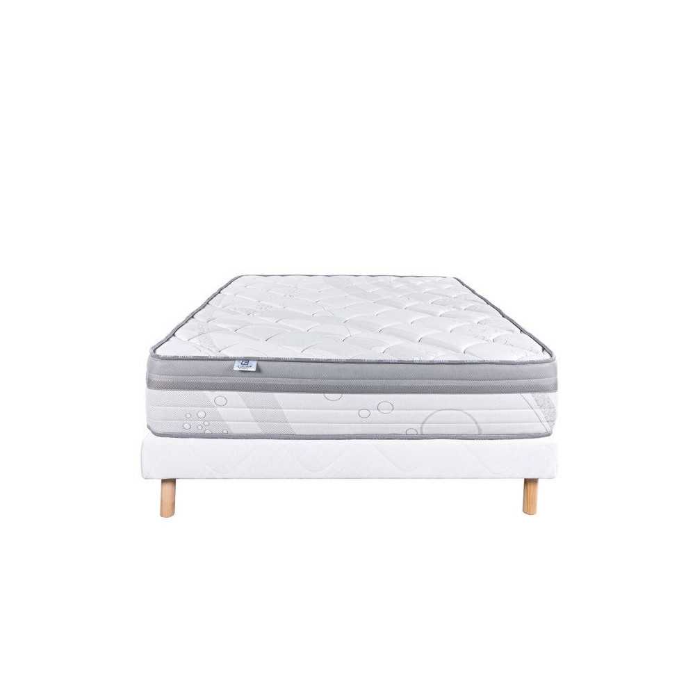 LUXURY LITERIE - Ensemble matelas + sommier - VISCOPLUS - 160 x 200 cm