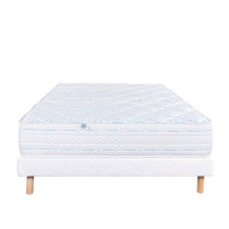 LUXURY LITERIE - Ensemble matelas + sommier - THERMOTEC - 160 x 200 cm