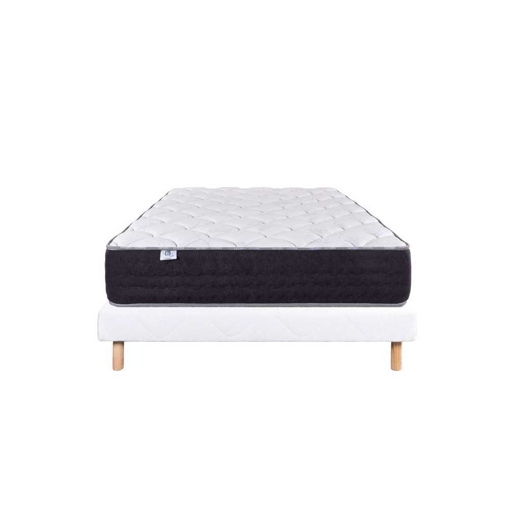 LUXURY LITERIE - Ensemble matelas + sommier - SERENITE - 140 x 190 cm