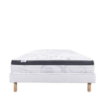 LUXURY LITERIE - Ensemble matelas + sommier - SLEEPLUX - 140 x 190 cm