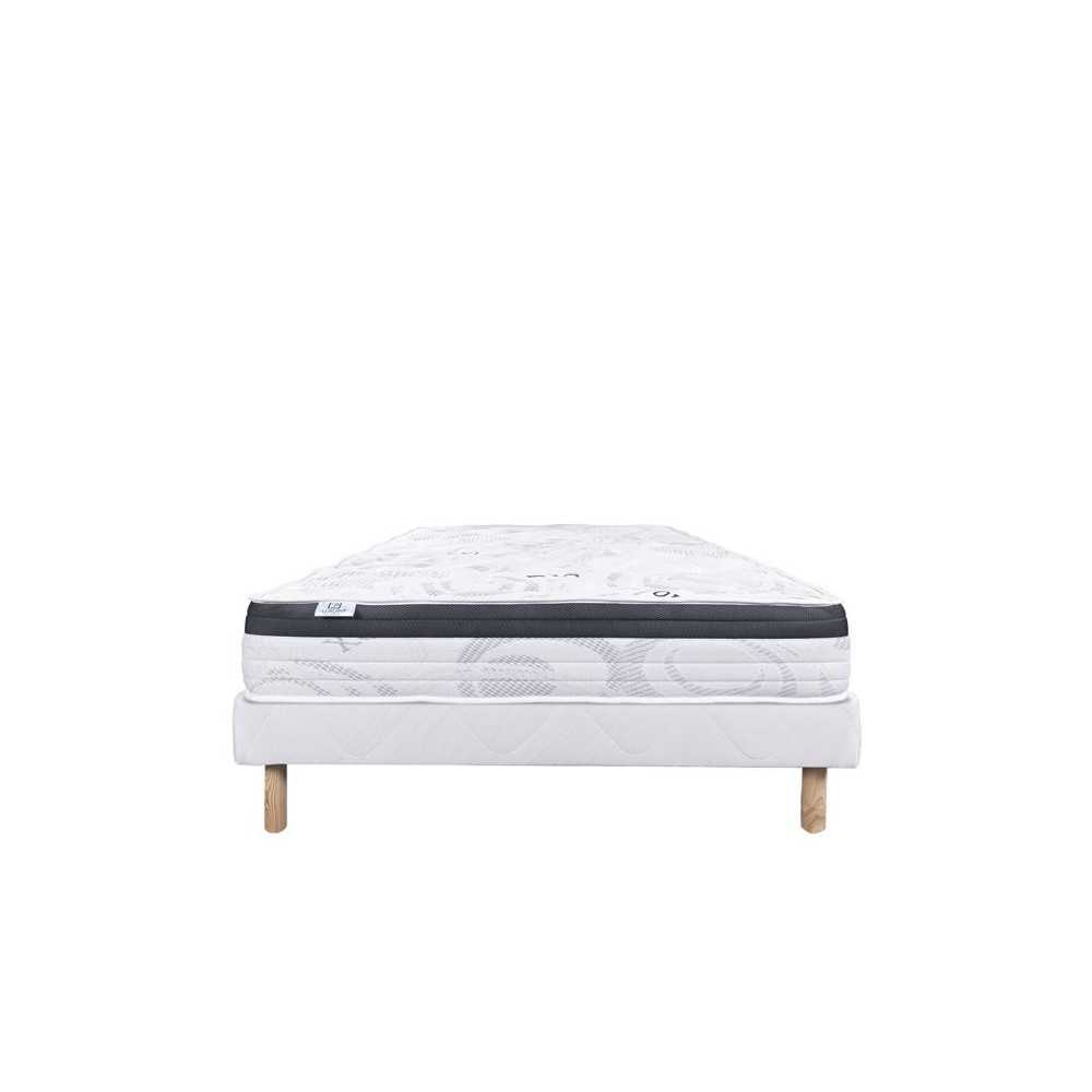 LUXURY LITERIE - Ensemble matelas + sommier - SLEEPLUX - 140 x 190 cm