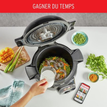 MOULINEX Multicuiseur intelligent haute pression Cookeo Connect avec C