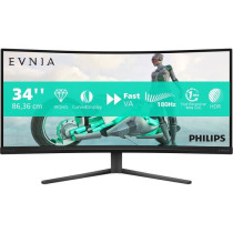 Écran PC - PHILIPS - Evnia 34M2C3500L - 34 WQHD - Dalle incurvée - 1