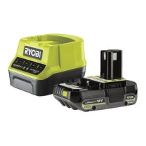 RYOBI - 1 batterie lithium+ 18V ONE+ 2,0 Ah compacte et 1 chargeur rap