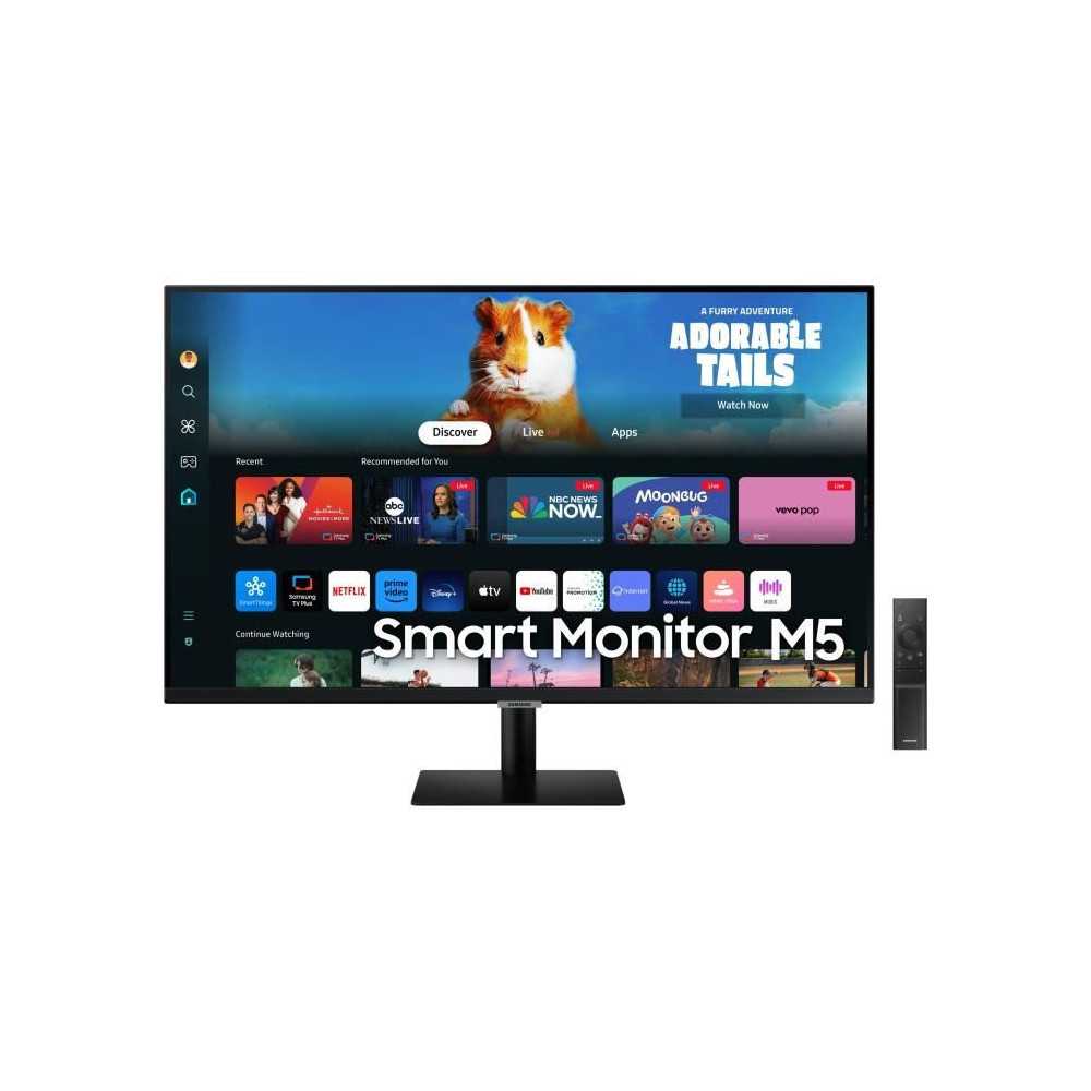 Écran PC - SAMSUNG - SMART MONITOR M5 CM500 - 32 FHD - Dalle VA - 60H