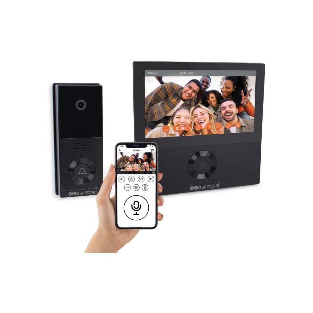 Interphone vidéo connecté filaire - SCS SENTINEL - VisioWifi - Visio