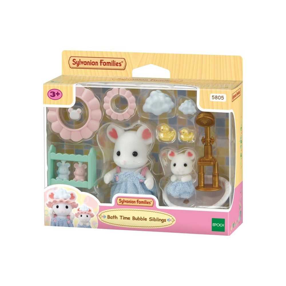 Le bain des freres Souris Marshmallow - SYLVANIAN FAMILIES - 5805