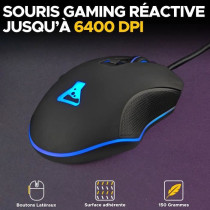 Pack gaming 2 en 1 - THE G-LAB - COMBO HYDRO - Clavier et souris filai