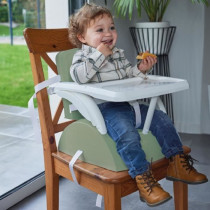 Rehausseur de chaise - THERMOBABY - GUSTO 2-en-1 - Vert Sauge - Evolut