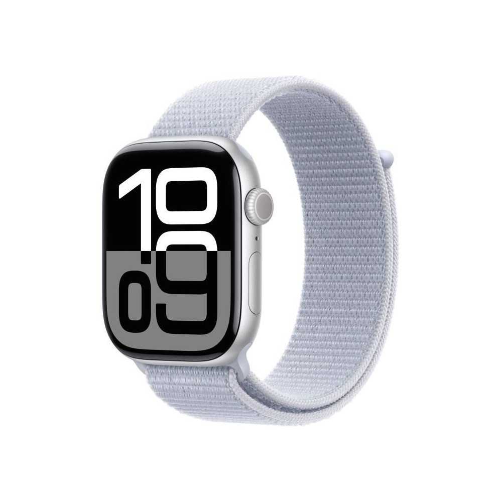 Apple Watch Series 10 GPS + Cellular - 46mm - Boîtier Silver Aluminiu