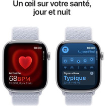 Apple Watch Series 10 GPS + Cellular - 46mm - Boîtier Silver Aluminiu