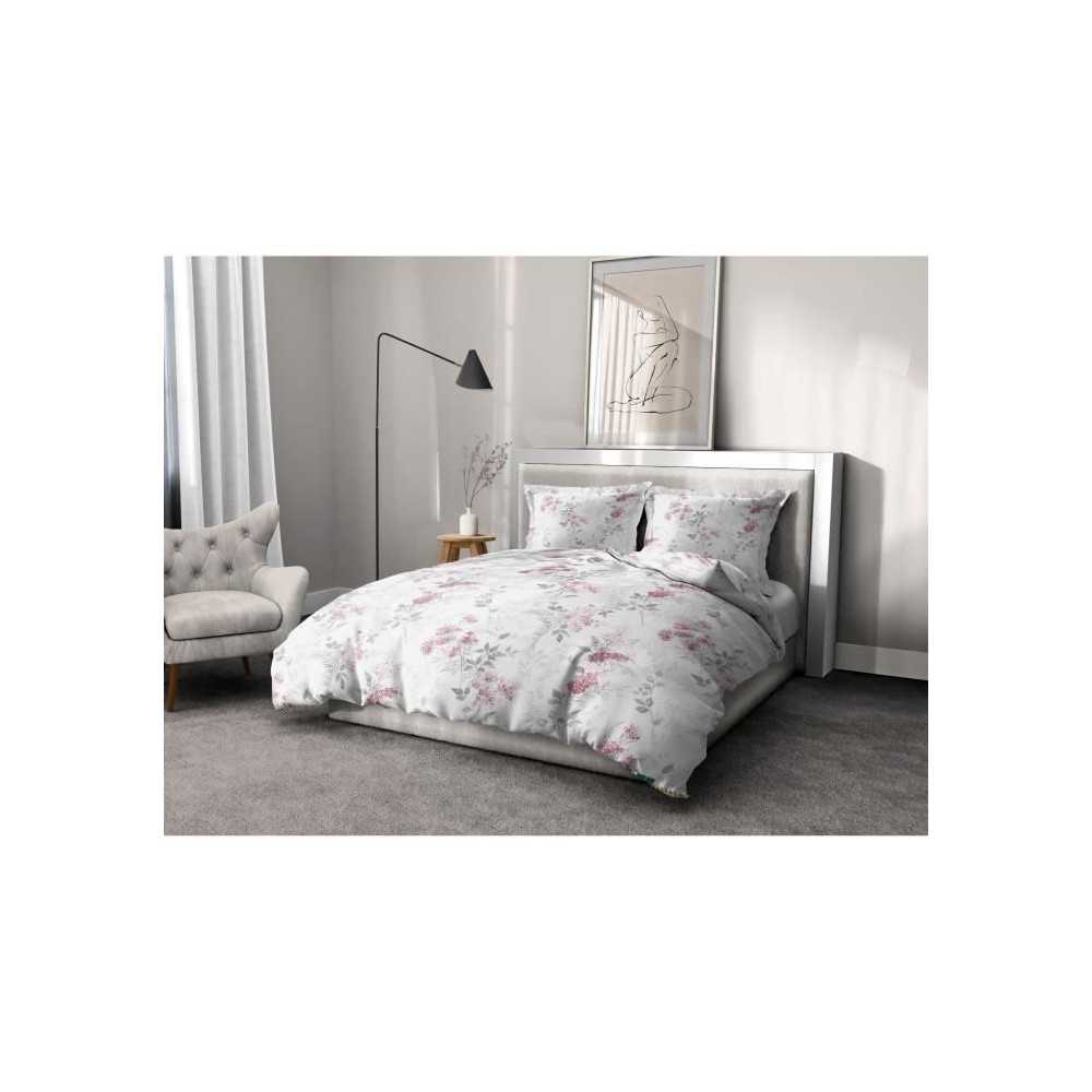 Parure de couette 240x260 cm HOME LINGE PASSION POMPADOUR : Housse de