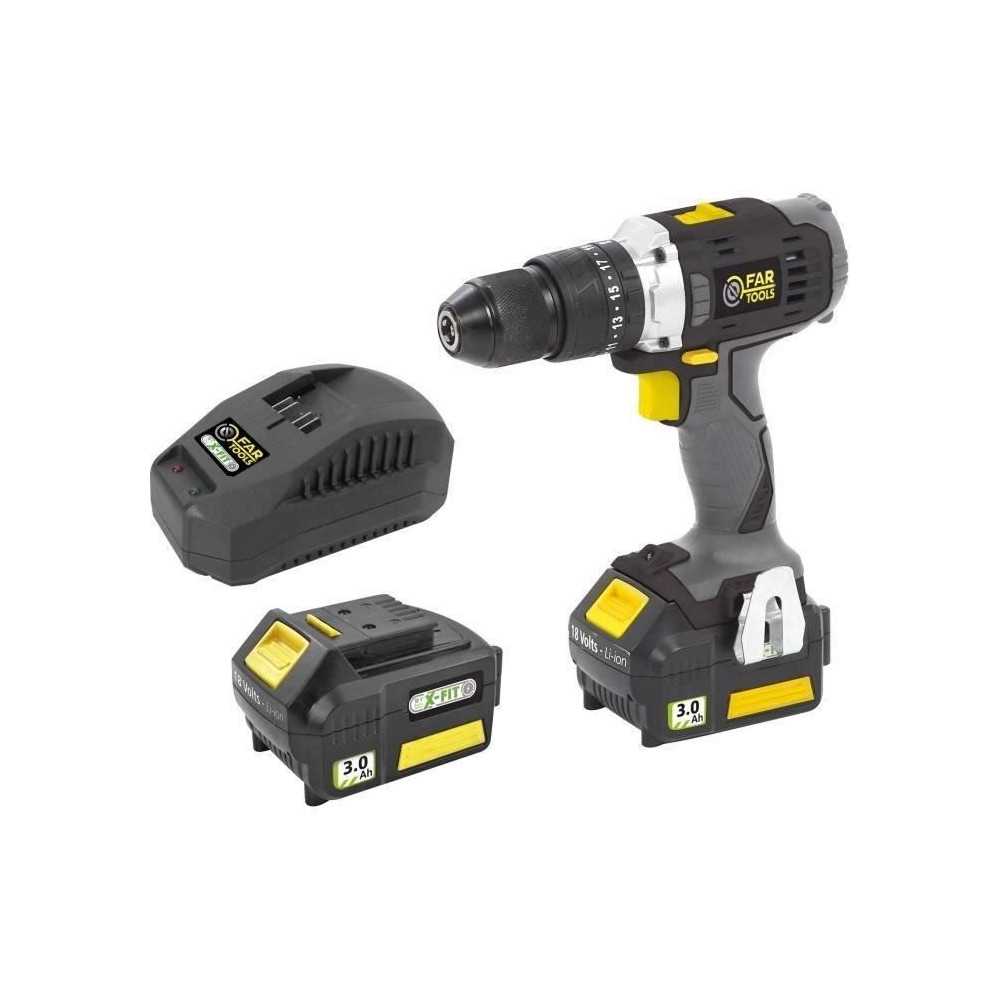 FARTOOLS X-FIT - XF-IMPACT DRILL S / S 18V - with batteries & charger