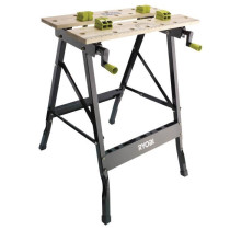 RYOBI - Etabli pliable table bambou 605 x 625 x 755 mm - 6 kg - Livré