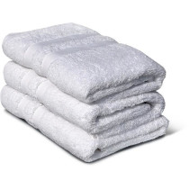 Set of 3 towels - LOVELY HOME - 3 Towels 50 x 100 cm - White