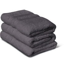 Set of 3 towels - LOVELY HOME - 3 Towels 50 x 100 cm - Anthracite gray