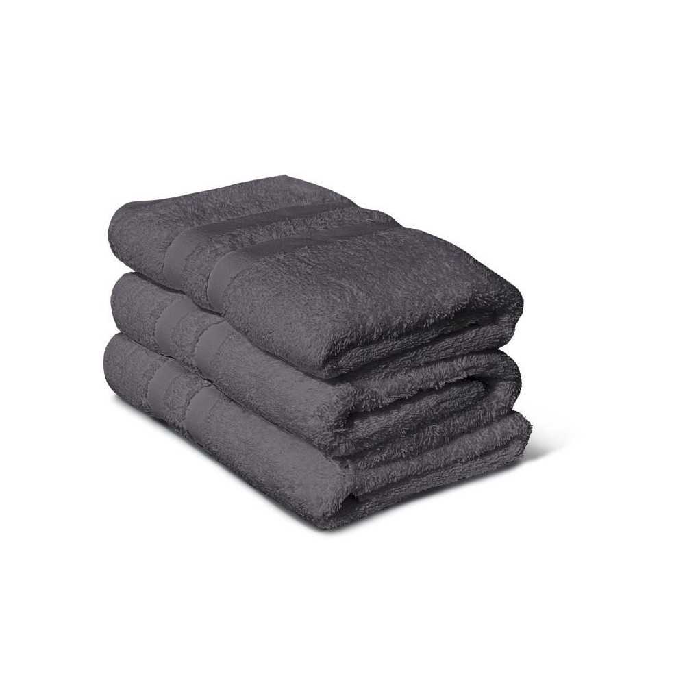 Set of 3 towels - LOVELY HOME - 3 Towels 50 x 100 cm - Anthracite gray