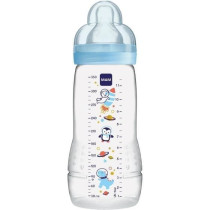 MAM Baby Bottle Easy Active 2nd Age - 330ml - From 6 months - Teat Flo