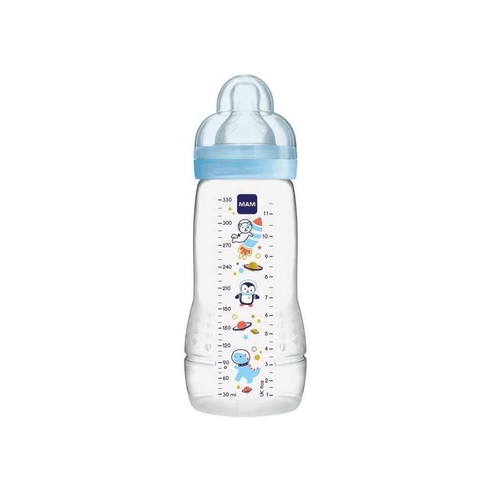 MAM Baby Bottle Easy Active 2nd Age - 330ml - From 6 months - Teat Flo