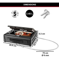 MASTER LOCK Compact security safe with fixing cable