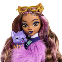 Monster High-Clawdeen Wolf-Doll with Crescent Dog and Accessories HRP6