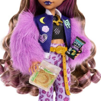 Monster High-Clawdeen Wolf-Doll with Crescent Dog and Accessories HRP6