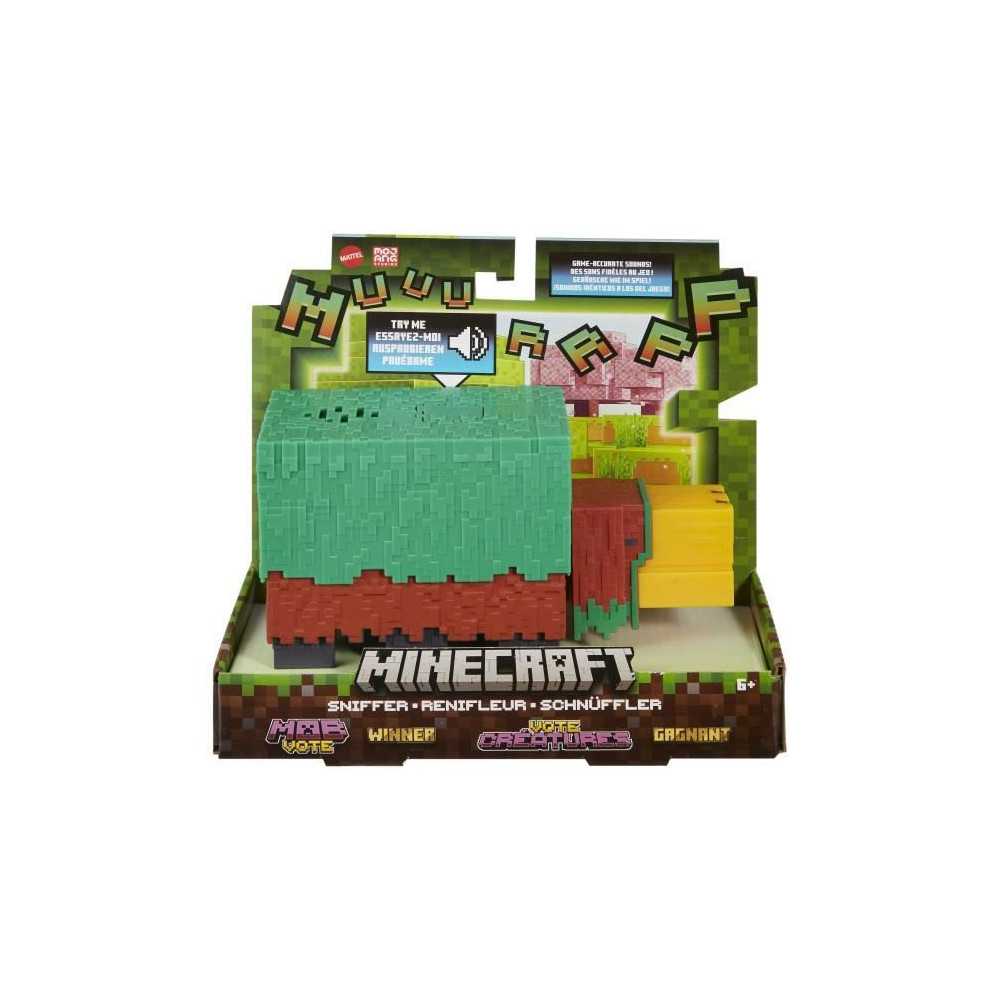 Minecraft-Sniffer 8.25 cm Action Figure with Sounds from the Game - Mi