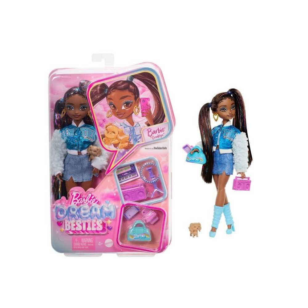 BARBIE Dream Team "Brooklyn" - Doll and 8 accessories - Barbie - HYC22