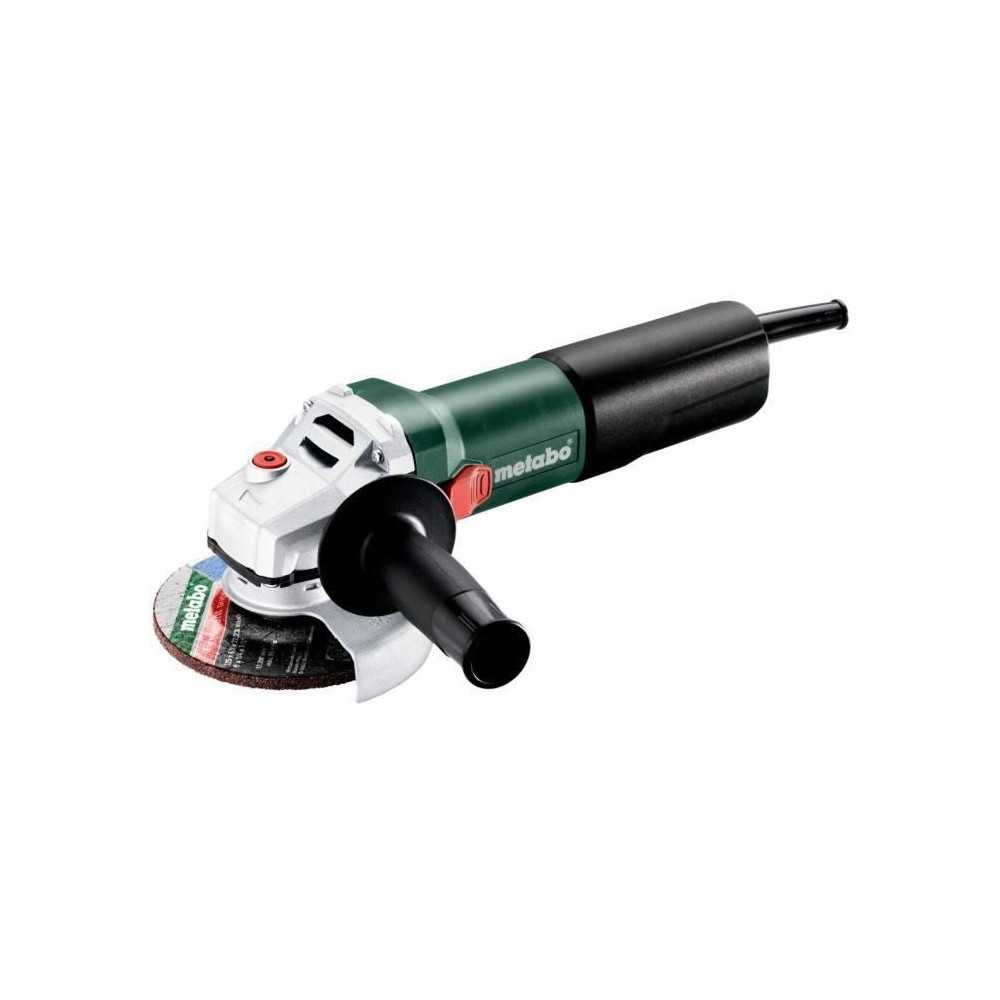 Angle grinder set - METABO - WEQ 1400-125 - M-Quick clamping nut