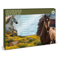 Stamp set - MULTIPRINT - 4895 - Horses - 7 wooden and latex stamps, 12