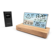 Weather station alarm clock - THOMSON - Light wood - Temperature displ