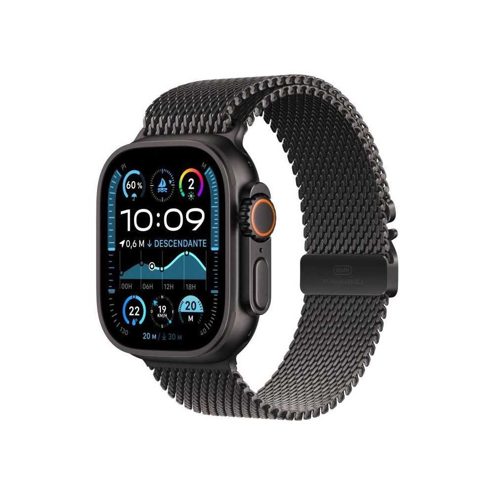 Apple Watch Ultra 2 GPS + Cellular - 49mm - Black Titanium case - Blac