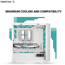 PC case without power supply - DEEPCOOL CH560 DIGITAL (White) - Mid-to