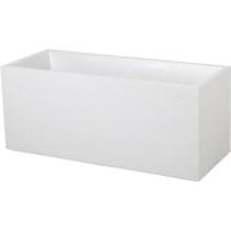 EDA Jardiniere Graphit - 99.5 x 39 x H 43 cm - 97.6 L - Whitewashed