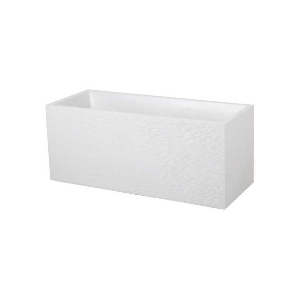 EDA Jardiniere Graphit - 99.5 x 39 x H 43 cm - 97.6 L - Whitewashed