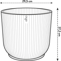 ELHO Vibes Fold Round flower pot 30 - White - Ø 30 x H 27 cm - interi