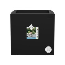 Elho Vivo Next Square 40 Flower box - Black - Ø 39 x H 38 cm - indoor