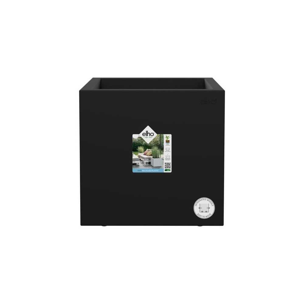 Elho Vivo Next Square 40 Flower box - Black - Ø 39 x H 38 cm - indoor