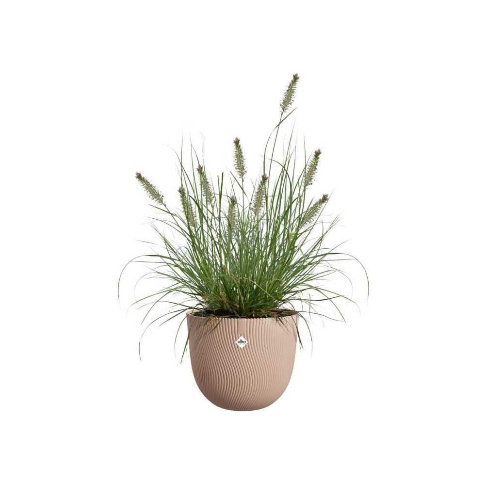 Flower pot - ELHO - Sereh Rond 40 - Brown - Ø 39 x H 33 cm - 100% rec