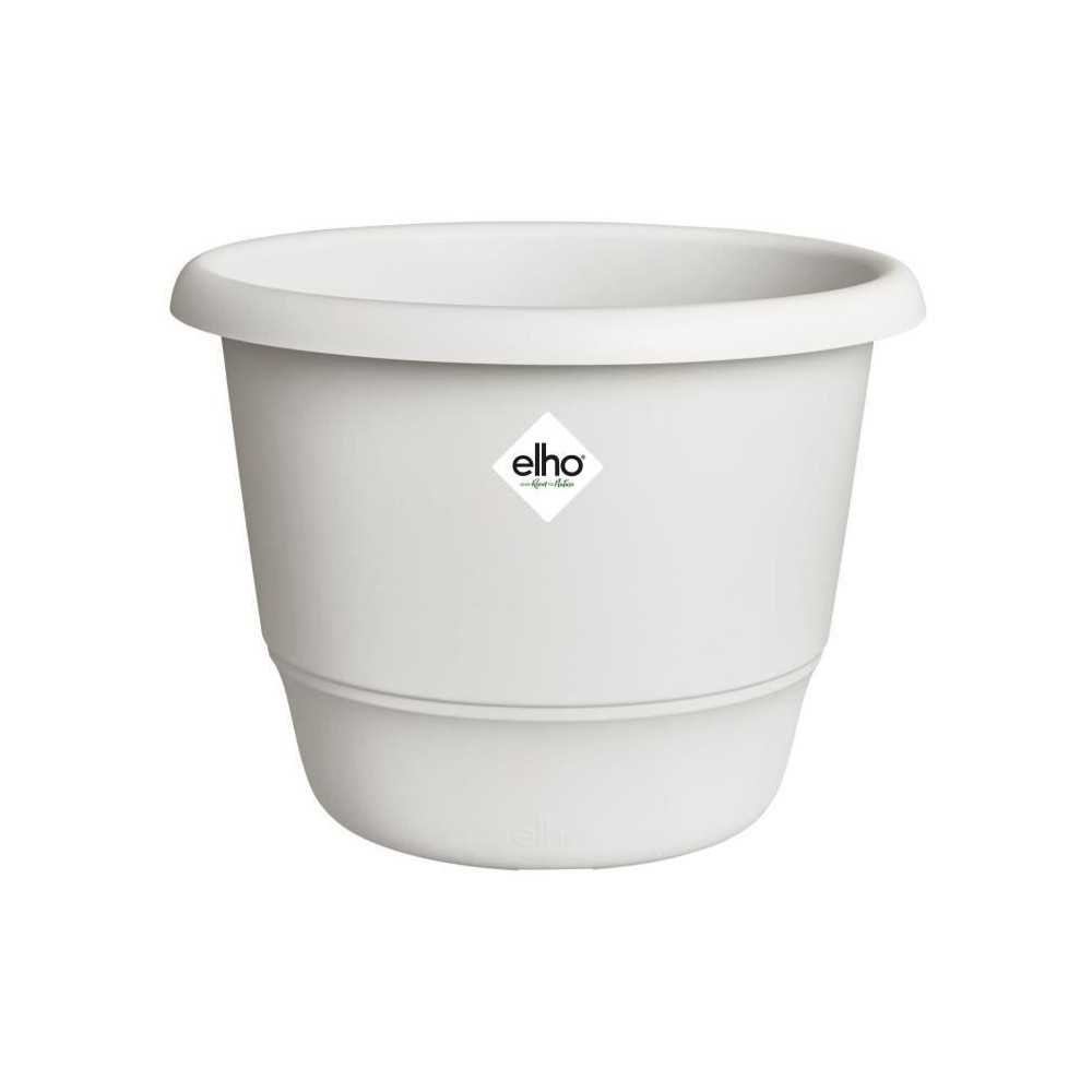 Pot de fleurs - ELHO - Amiga Rond 25 - Blanc - L 25 x B 24.5 x H 18 cm