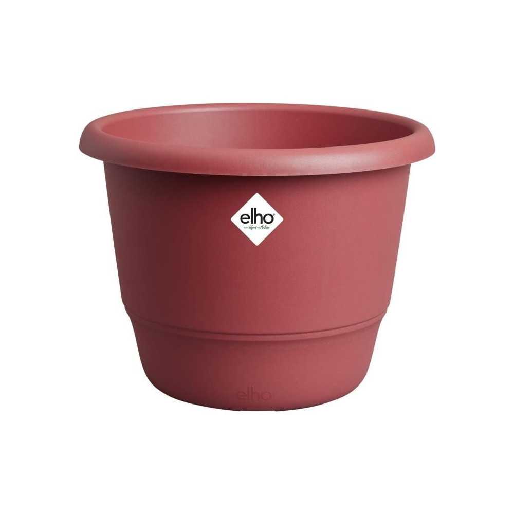 Pot de fleurs - ELHO - Amiga Rond 35 - Rouge - L 35 x B 34.5 x H 26 cm