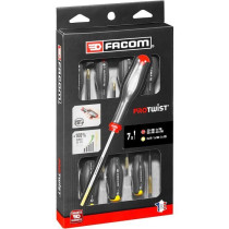 Set of 7 PROTWIST screwdrivers - FACOM - AT.7PB