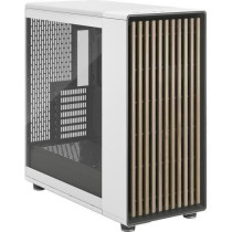 PC Case - FRACTAL DESIGN - North XL Chalk White TG Clear - FD-C-NOR1X-