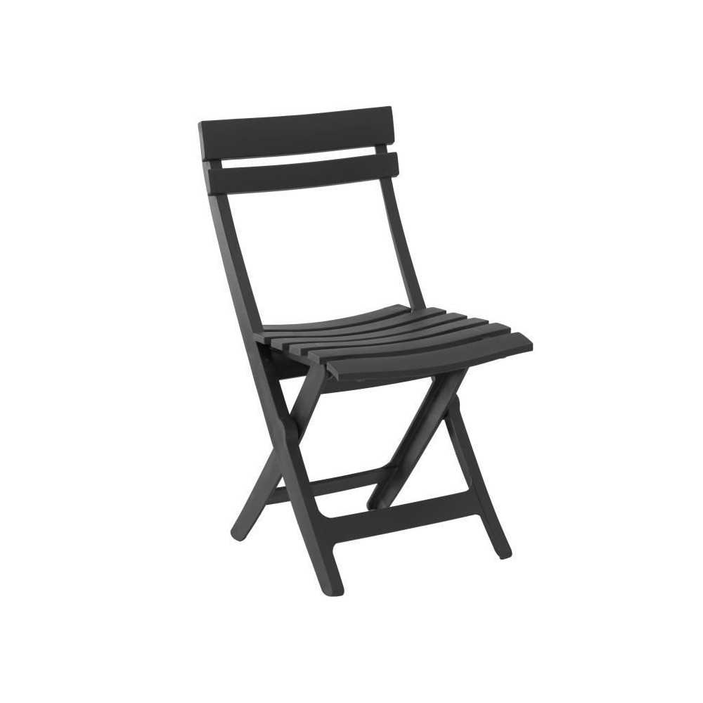 Grosfillex Miami folding chair - Anthracite